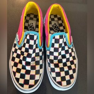 Vans Multicolor Checkered Slip-On Sneakers